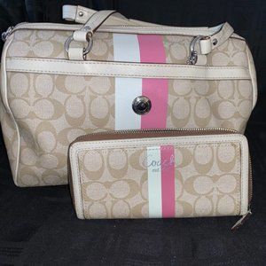 Coach Bag and Wallet Set